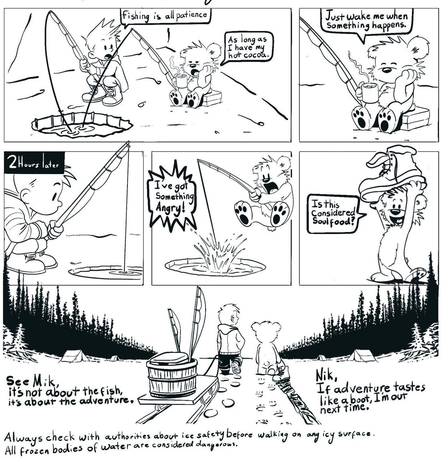 Ice fishing 2 of 2 (Comic 7)